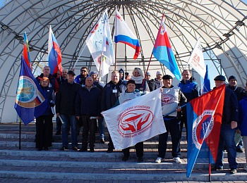 В рамках Всемирной акции «За достойный труд» в Алтайском крае начался профсоюзный автопробег